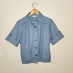 Vintage Lisa Deb Casuals Button Top